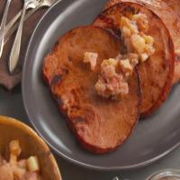 Ham Steaks with Apple-Mustard Chutney_image
