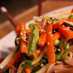 Vegan Soba Noodle Salad with Sesame and Citrus_image