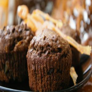 Cocoa Applesauce-Raisin Muffins image