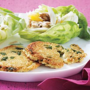 Tuna-and-Orange Lettuce Cups with Couscous Cakes_image