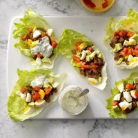 Sausage Cobb Salad Lettuce Wraps image