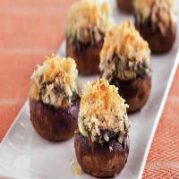 Cheese and Spinach-Stuffed Mushrooms image