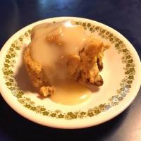 Bread Pudding with Hot Buttered Rum Sauce_image