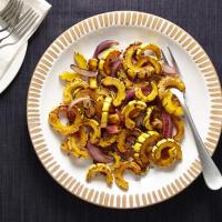 Maple-Roasted Delicata Squash with Red Onion image