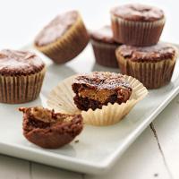 Peanut Butter-Filled Brownie Cupcakes image