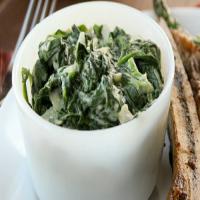 Truffled Creamed Spinach image