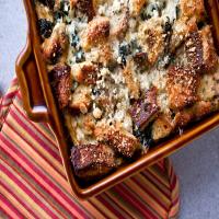 Strata With Mushrooms and Chard image