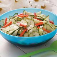 Sweet and Tangy Cucumber Salad_image