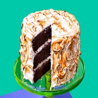 Devil's-Food Cake With Toasted-Marshmallow Frosting image