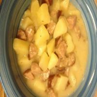 Crockpot Kielbasa Potato Soup_image