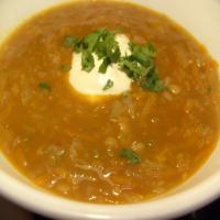 Curried Carrot and Split Pea Soup_image