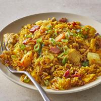 Thai Fried Rice with Pineapple and Chicken image
