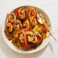 Tomato Toast With Buttered Shrimp_image