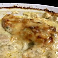 Creamy Baked Chicken and Mushrooms image