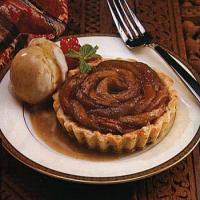 Apple and Caraway Tartlets with Cinnamon-Clove Ice Cream and Cider-Caramel Sauce image