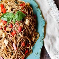 Spaghetti Salad with Balsamic and Basil Dressing_image