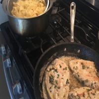 Chicken Breast With Basil Wine Sauce image