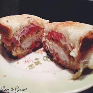 Grilled Fried Chicken Panini image