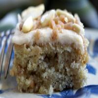 Banana Toffee Bars W/ Browned Butter Icing_image