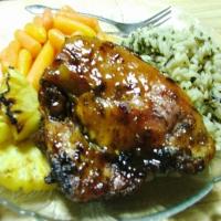 Grilled Chicken With Curry Glaze image