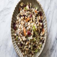 Wild Rice Salad with Cranberries and Pecans_image