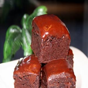 Dutch Cocoa & Pumpkin Brownies (Cake-Like) image