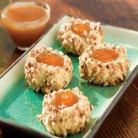 Caramel Apricot Thumbprint Cookies image