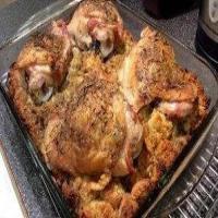 Roasted Turkey Thighs and Stuffing_image