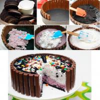 Kit Kat Ice Cream Cake Recipe - (4.3/5) image