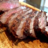Grilled London Broil with a Sesame-Soy-Brown Sugar Marinade Recipe - (4.5/5)_image