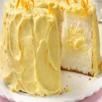 Orange Cream Angel Food Cake image