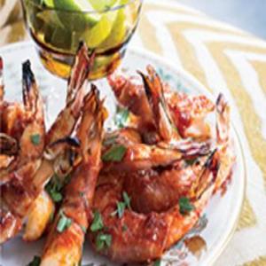 Prosciutto-Wrapped Shrimp with Bourbon Barbecue Sauce_image