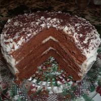 Chocolate Lizzie Cake with Caramel Filling image