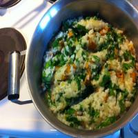 Spinache and chanterelles risotto. Recipe - (5/5)_image