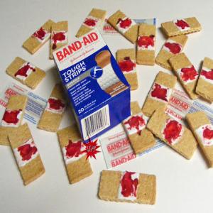 Bloody Band-Aid Cookies (Halloween) Recipe - (4/5)_image