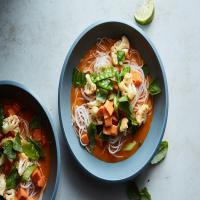 Thai-Inspired Coconut Curry Soup With Vegetables image