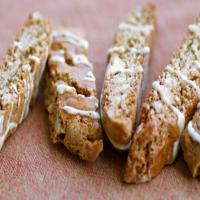 Maple Walnut Biscotti With Maple Icing image