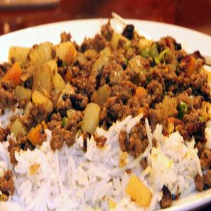 Lamb Khemma / Kheema W/ Peas, Potatoes & Carrots_image