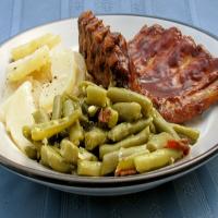 Southern Style Seasoned Green Beans (From Canned) image