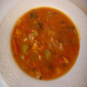 Fresh Tomato and Rice Soup image