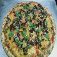 Vegetarian Taco Pizza image