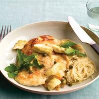 Chicken with Artichokes and Angel Hair_image