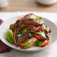 Asian Beef with Baby Bok Choy image