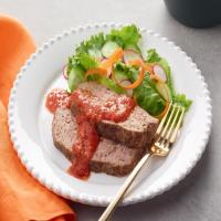 Meatloaf with Tomato Gravy_image