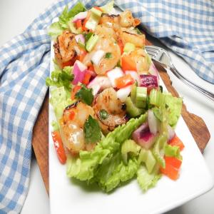 Italian Grilled Shrimp Salad_image