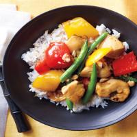 Sweet-and-Sour Chicken with Green Beans_image