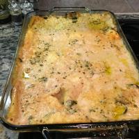 Easy Spinach Lasagna with White Sauce_image