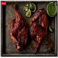 Peruvian Roasted Chicken With Spicy Cilantro Sauce Recipe - (2.7/5) image