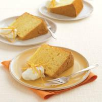 Orange Chiffon Cake with Vanilla Whipped Cream image