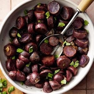 Balsamic Purple Potatoes image
